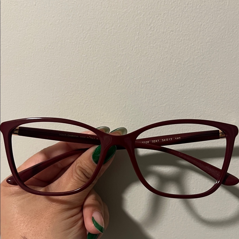 Dolce & Gabbana DG5926 size 54-17-140  burgundy Glasses